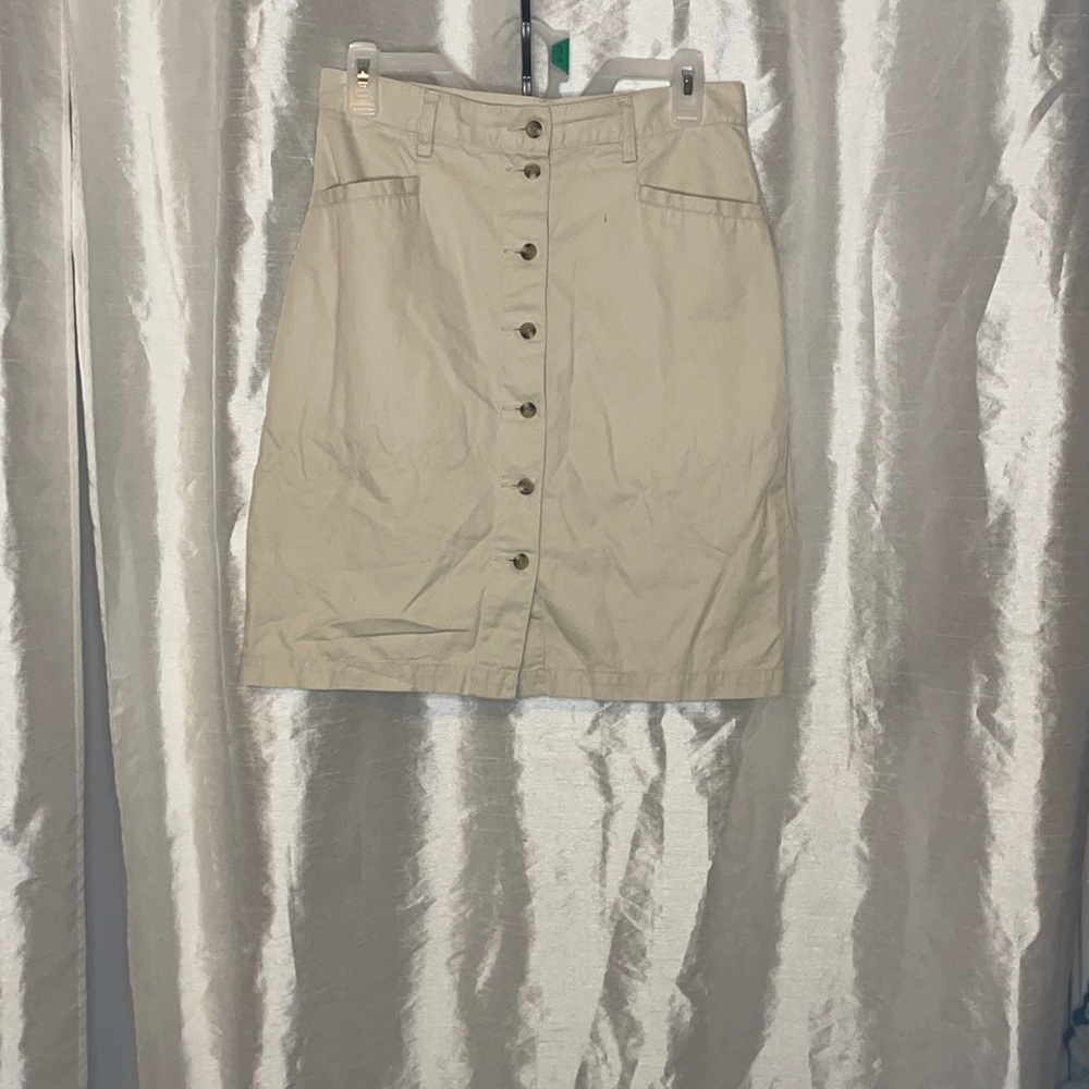 Khaki skirt